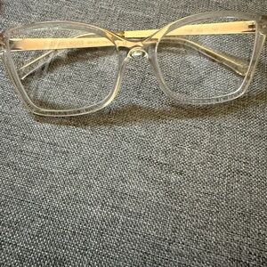 MICHAEL Michael Kors Cream Glasses with Classic Design